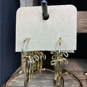 Gold Bow jewelry set